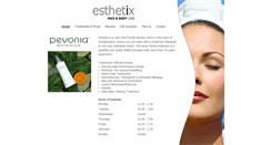 Desktop Screenshot of esthetixtherapy.co.uk